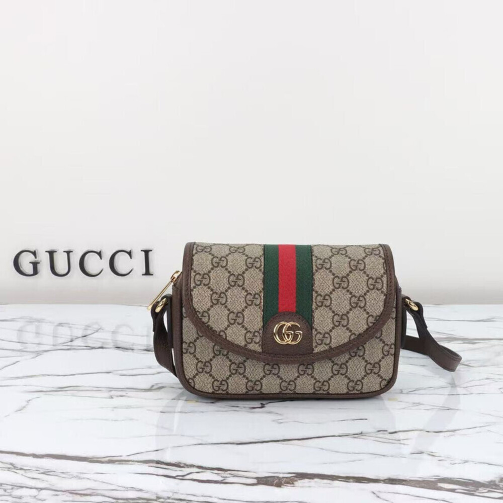 Gucci Ophidia series green and red bag